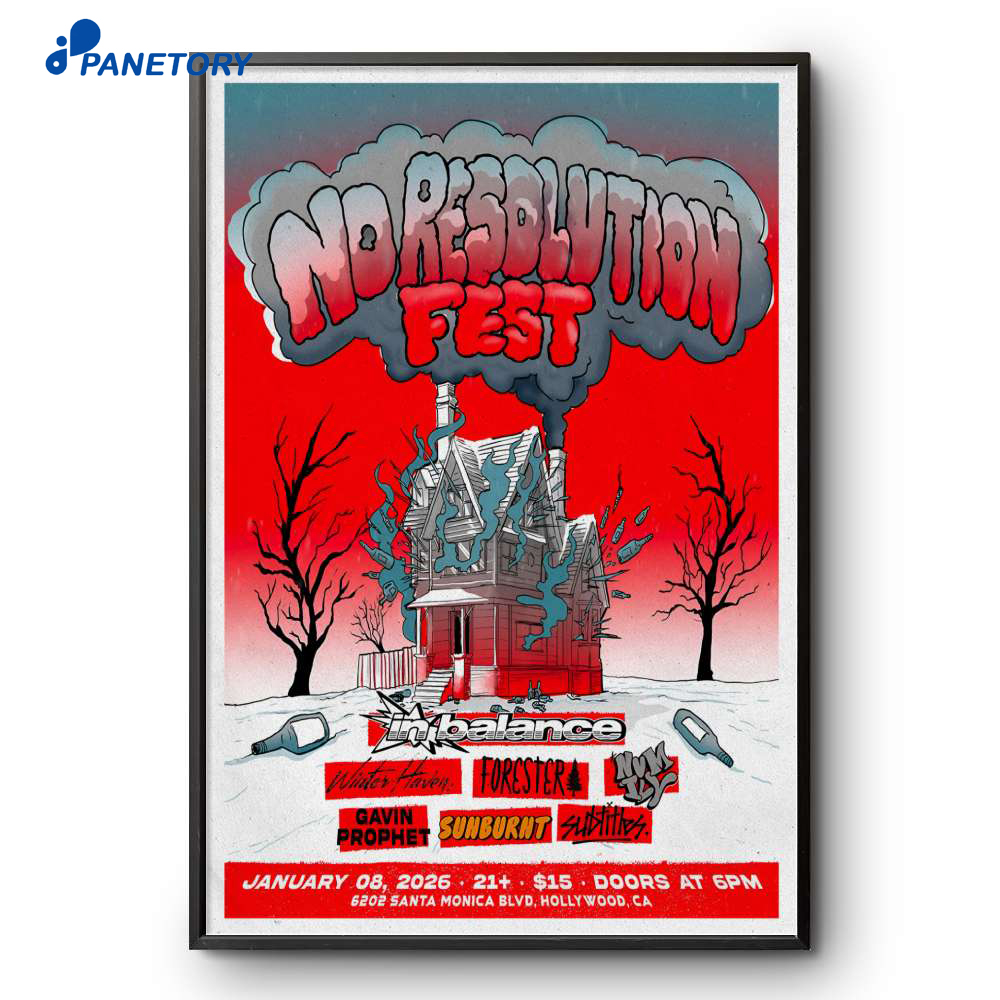 No Resolution Fest 1.8.2026 Hollywood Ca Poster 2 No Resolution Fest 1.8.2026 Hollywood Ca Poster