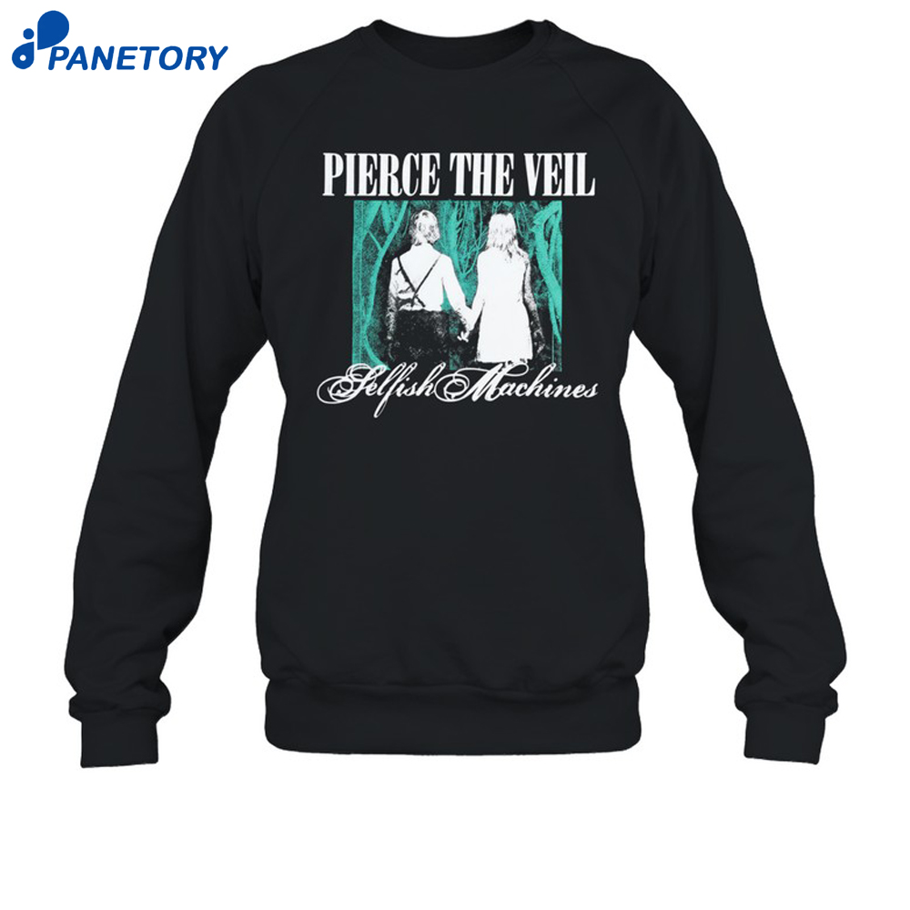 Pierce The Veil Selfish Machines Holding Hands Shirt 6 Pierce The Veil Selfish Machines Holding Hands Shirt 2