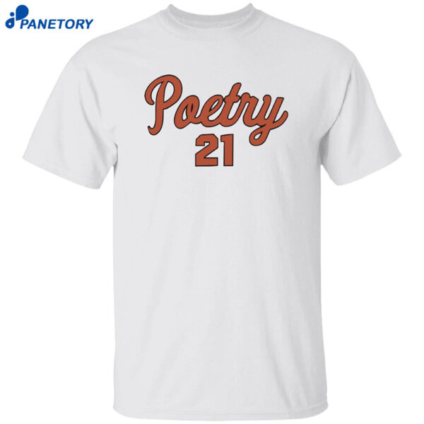 Poetry 21 In Motion Lawrence Moten Shirt