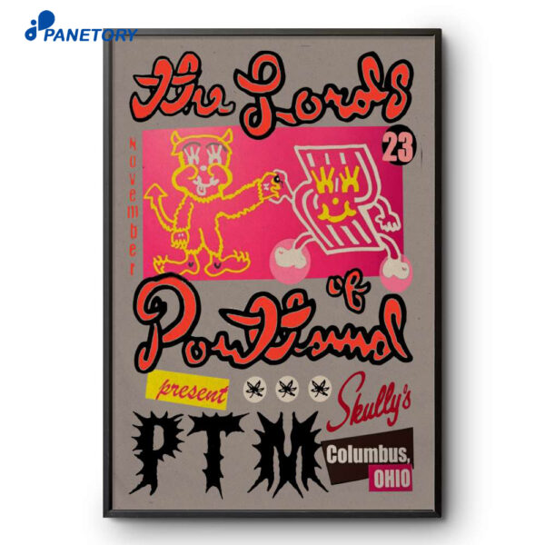 Portugal The Man Columbus OH Nov 23 2025 Poster