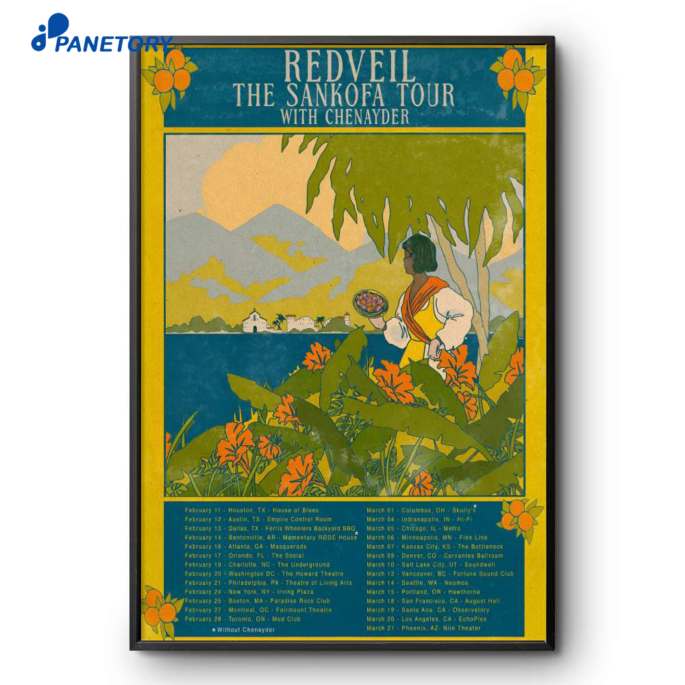 Redveil The Sankofa 2026 Concert Poster 2 Redveil The Sankofa 2026 Concert Poster