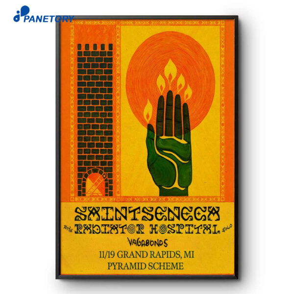 Saintseneca The Pyramid Scheme Grand Rapids MI Nov 19 2025 Poster