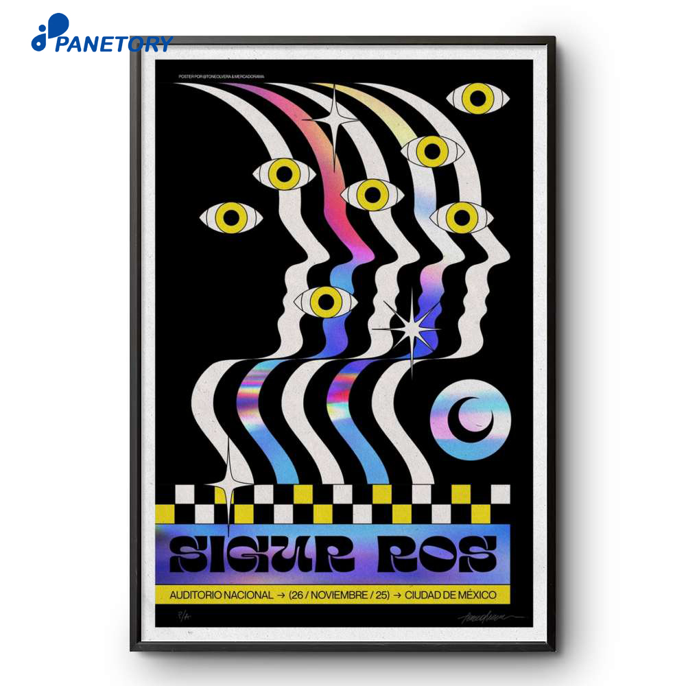 Sigur Ros Signed Ciudad De Mexico Nov 26 2025 Poster 2 Sigur Ros Signed Ciudad De Mexico Nov 26 2025 Poster