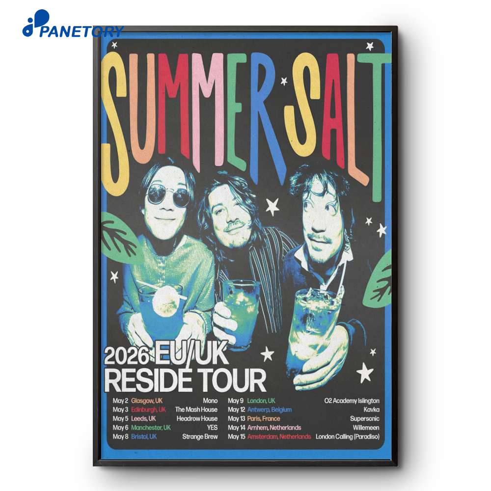 Summer Salt Eu-Uk 2026 Tour Poster 2 Summer Salt Eu-Uk 2026 Tour Poster