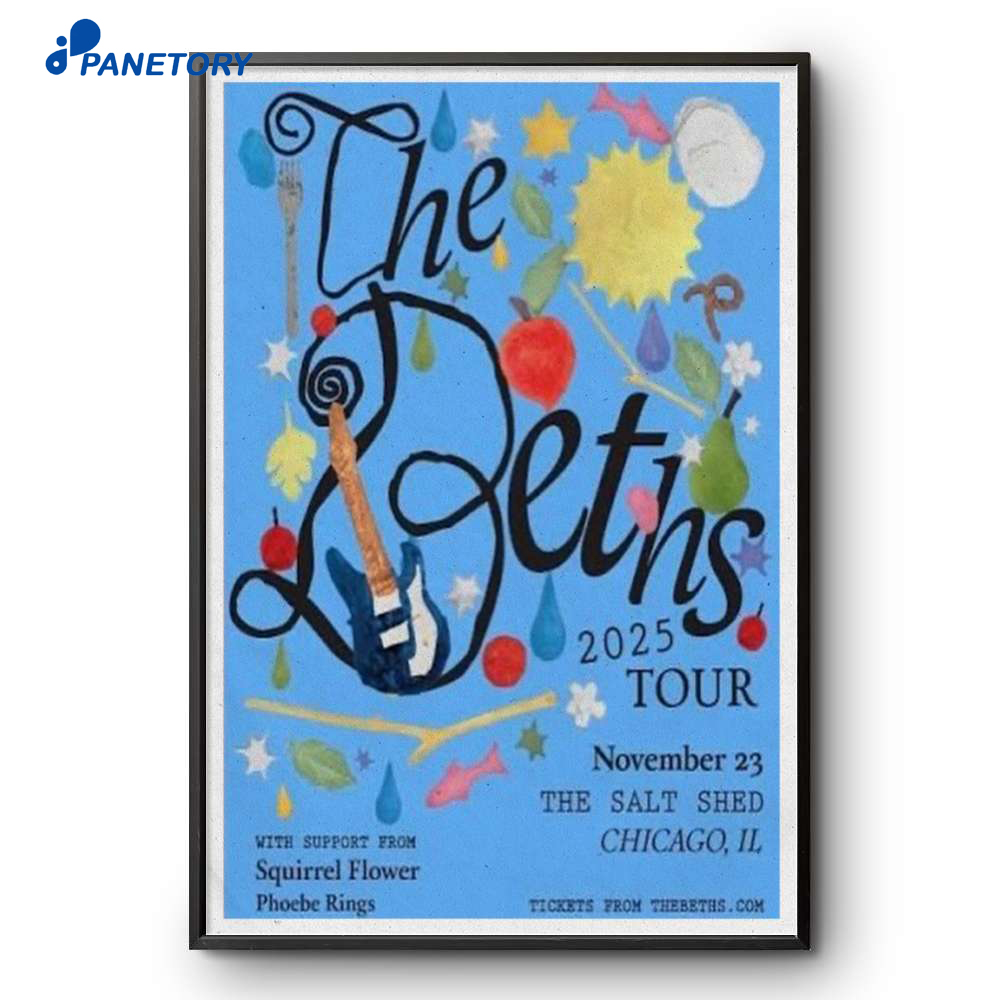 The Beths Chicago Il Nov 23 2025 Poster 2 The Beths Chicago Il Nov 23 2025 Poster