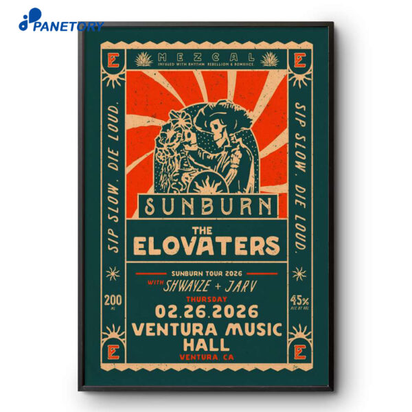 The Elovaters Ventura CA 2.26.2026 Poster
