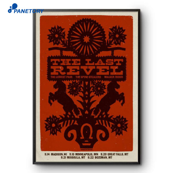 The Last Revel Nov Tour 2025 Poster