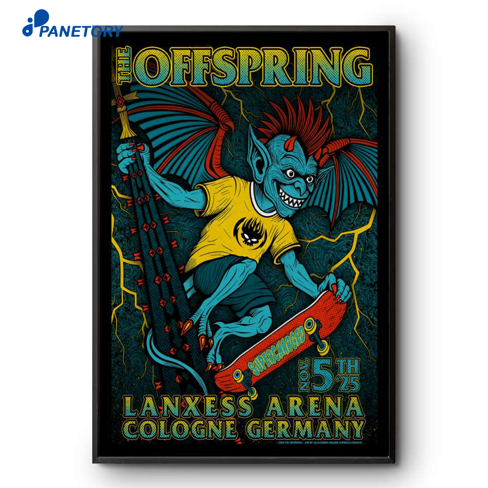 The Offspring Cologne Event Nov 5 2025 Poster 2 The Offspring Cologne Event On Nov 5 2025 Poster