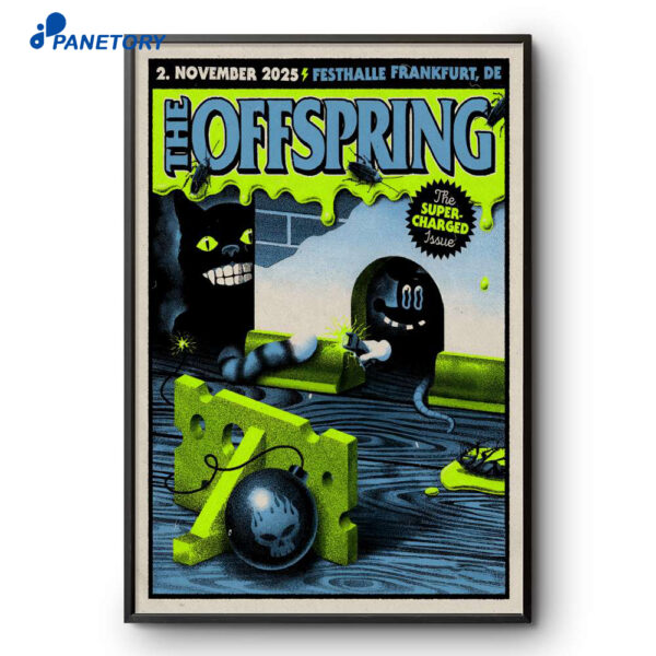 The Offspring Frankfurt DE November 2 2025 Poster