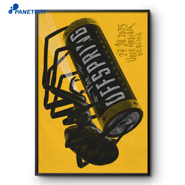 The Offspring Oct 27 2025 Berlin Tour Poster