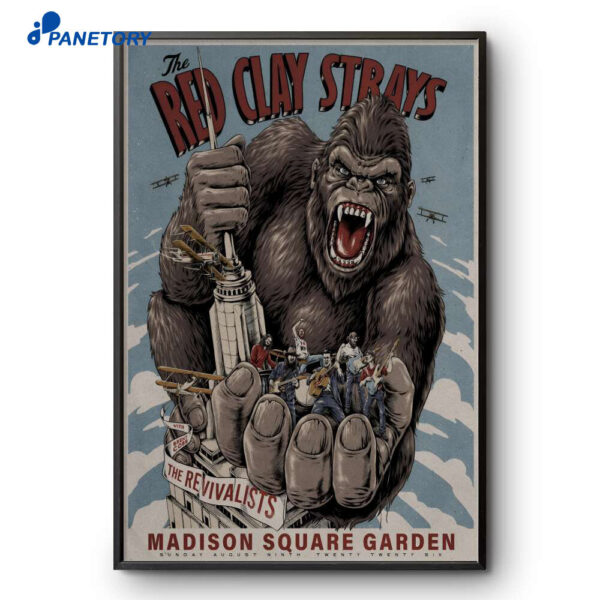 The Red Clay Strays Madison Square Garden Nyc Aug 9 2026 Poster
