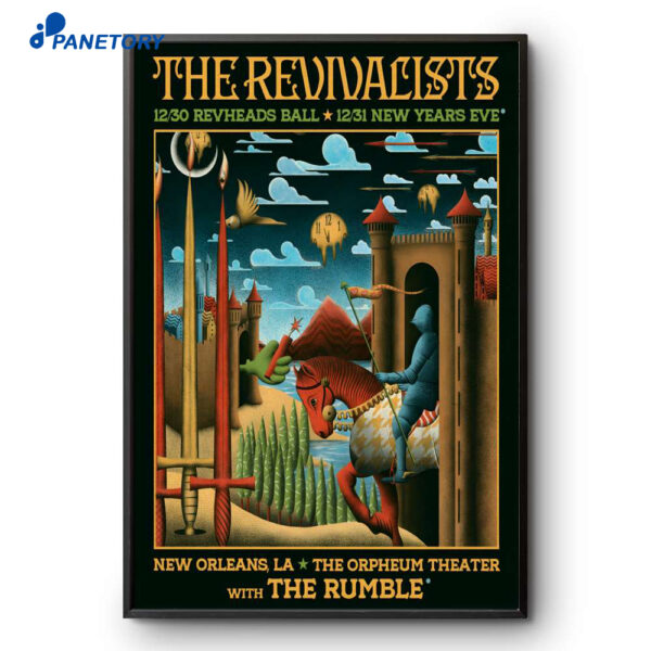 The Revivalists Dec 30-31 2025 Orpheum Theater New Orleans LA Poster