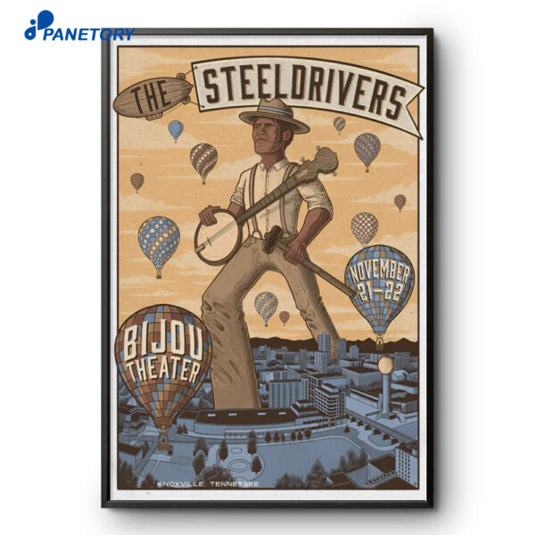 The Steeldrivers Knoxville TN November 21-22 2025 Poster