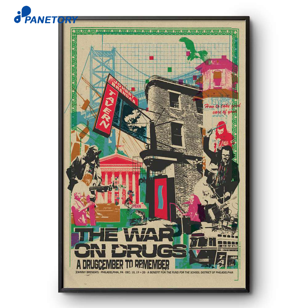 The War On Drugs Philadelphia Dec 18-20 2025 Poster 2 The War On Drugs Philadelphia Dec 18-20 2025 Poster