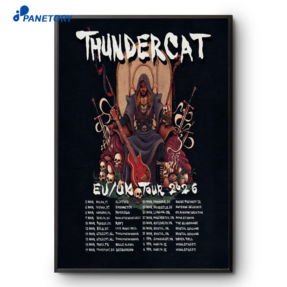 Thundercat Eu-Uk 2026 Tour Poster 2 Thundercat Eu-Uk 2026 Tour Poster