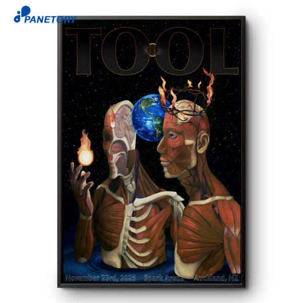 Tool Spark Arena Auckland New Zealand Nov 23 2025 Poster