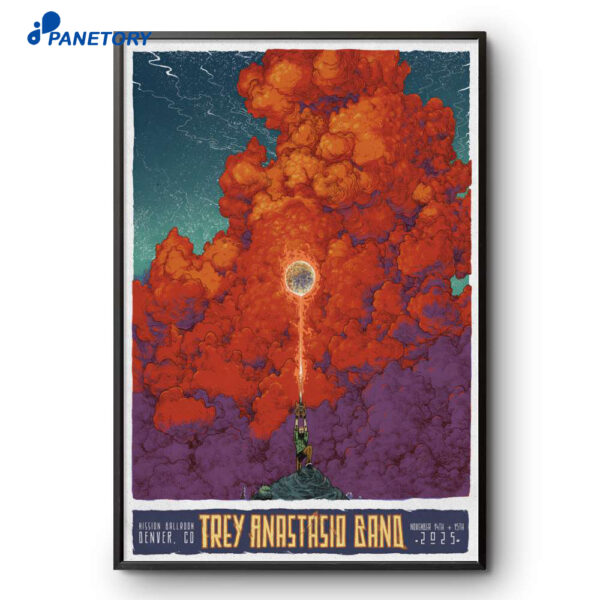 Trey Anastasio Band Mission Ballroom Denver CO Nov 14-15 2025 Poster