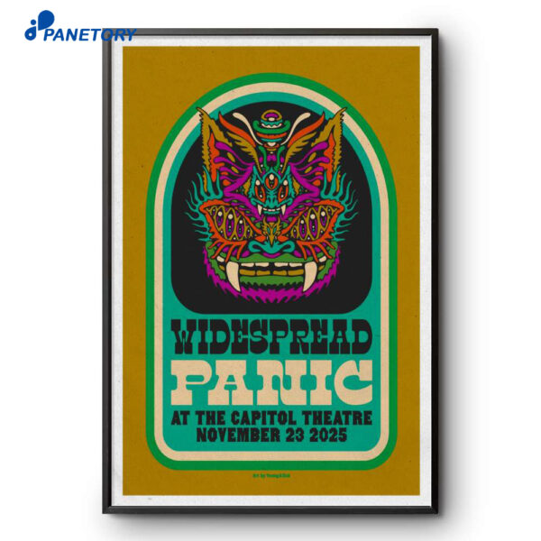 Widespread Panic Port Chester NY Nov 23 2025 Poster