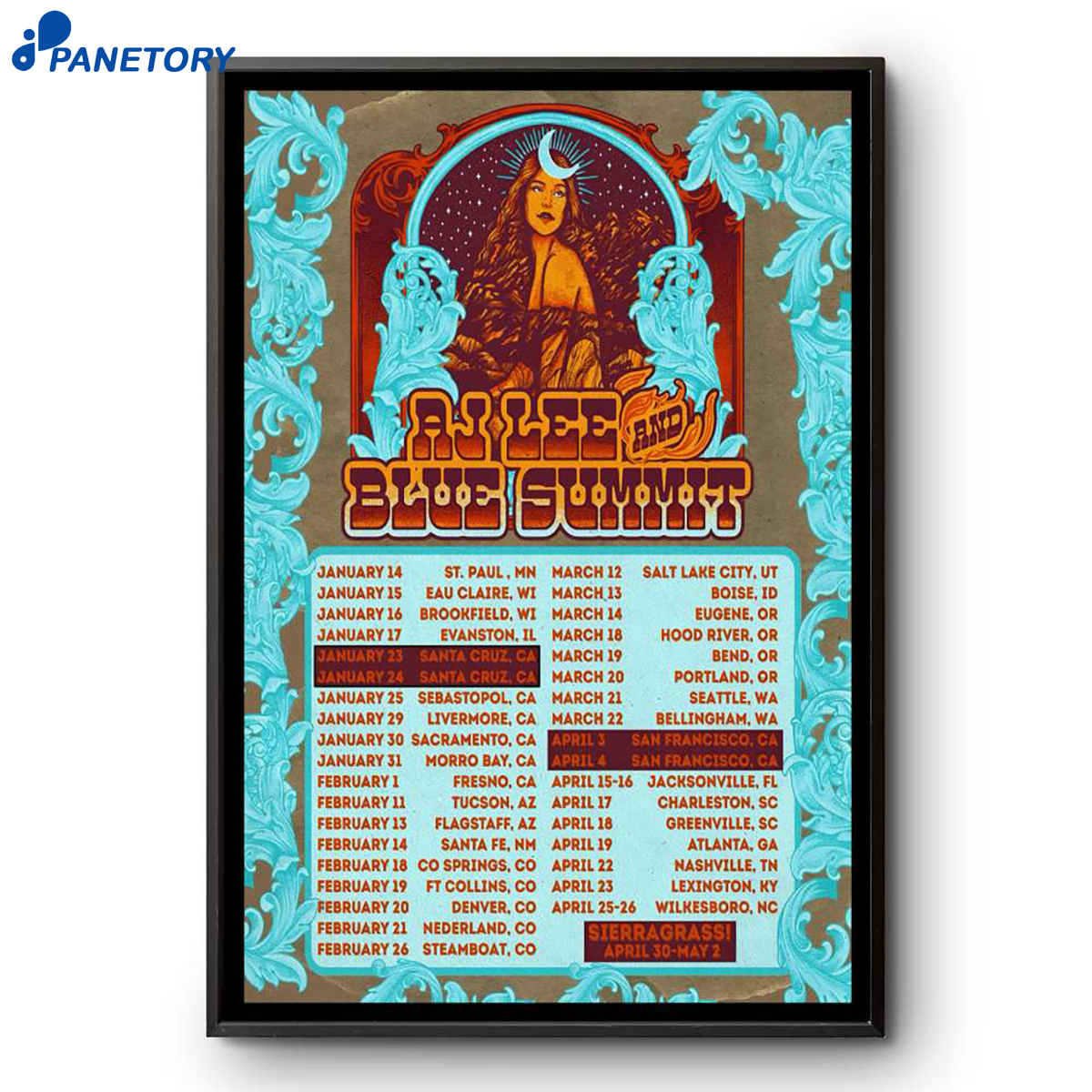 Aj Lee And Blue Summit Shows 2026 Poster 2 Aj Lee And Blue Summit Shows 2026 Poster