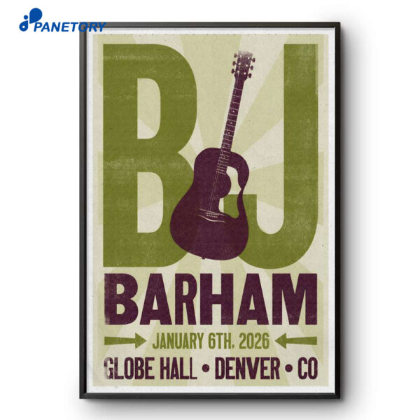 American Aquarium Denver CO Jan 6 2026 Poster