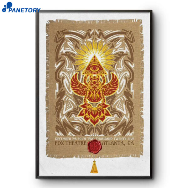Atlanta Widespread Panic Dec 30-31 2025 Poster