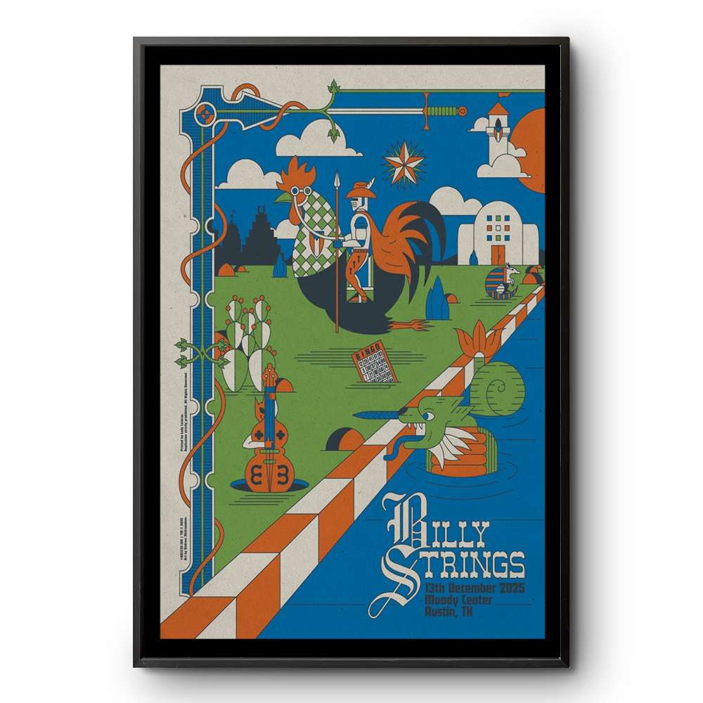 Austin Tx Billy Strings Dec 13 2025 Poster 2 Austin Tx Billy Strings Dec 13 2025 Poster