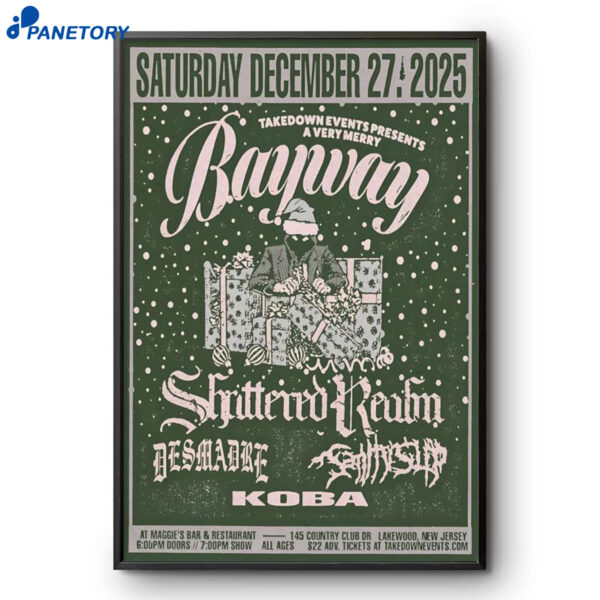 Bayway Event Lakewood NJ Dec 27 2025 Poster