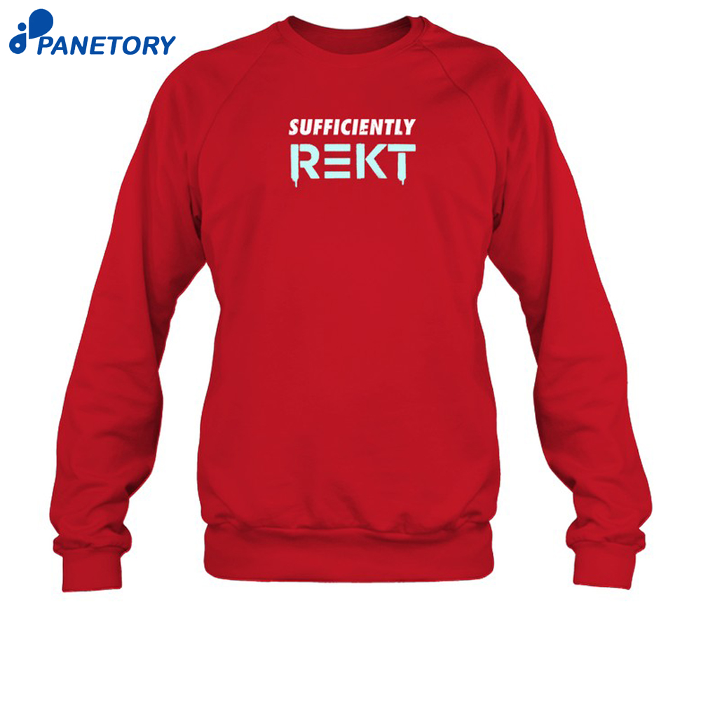 Benjamin Cowen Wearing Sufficiently Rekt Shirt 6 Benjamin Cowen Wearing Sufficiently Rekt Shirt 2