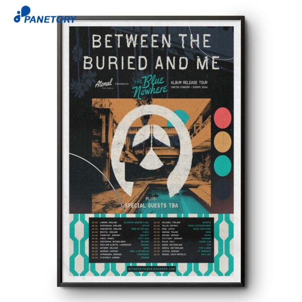 Between The Buried And Me UK-Europe Tour 2026 Poster