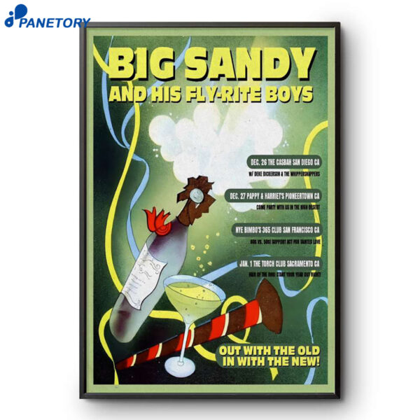 Big Sandy Nye San Francisco CA Dec 31 2025 Poster