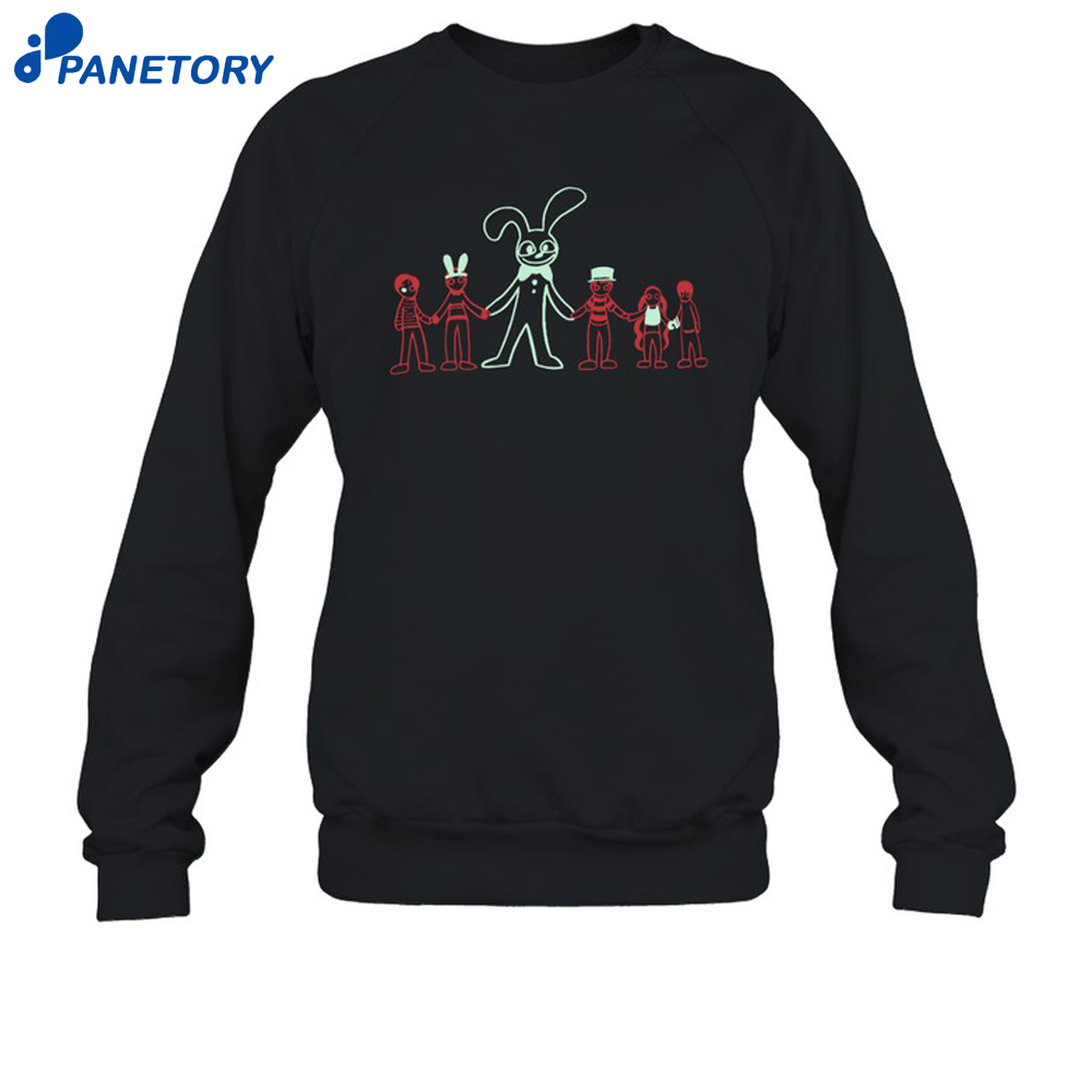 Bonnyjlox Rabbit Glows In The Dark Shirt 6 Bonnyjlox Rabbit Glows In The Dark Shirt 2