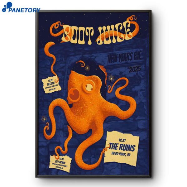 Boot Juice Hood River OR Dec 31 2025 Poster