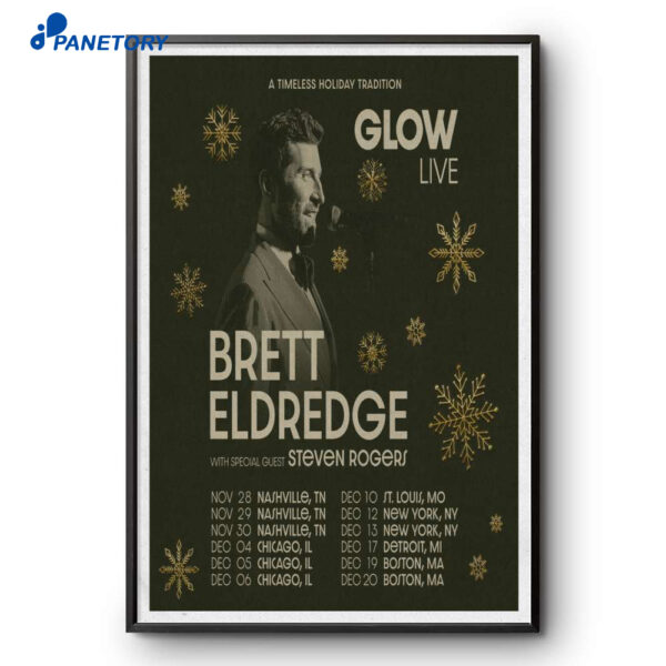 Brett Eldredge Tour Nov - Dec 2025 Poster
