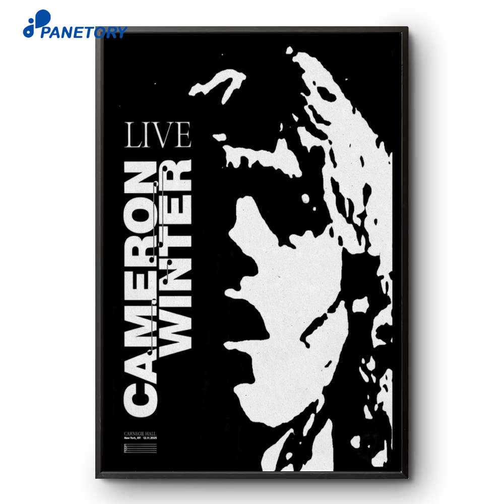 Cameron Winter New York Ny Dec 11 2025 Poster 2 Cameron Winter New York Ny Dec 11 2025 Poster