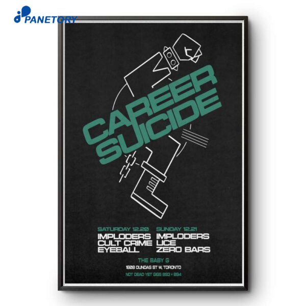 Career Suicide Show Toronto 2025 Poster