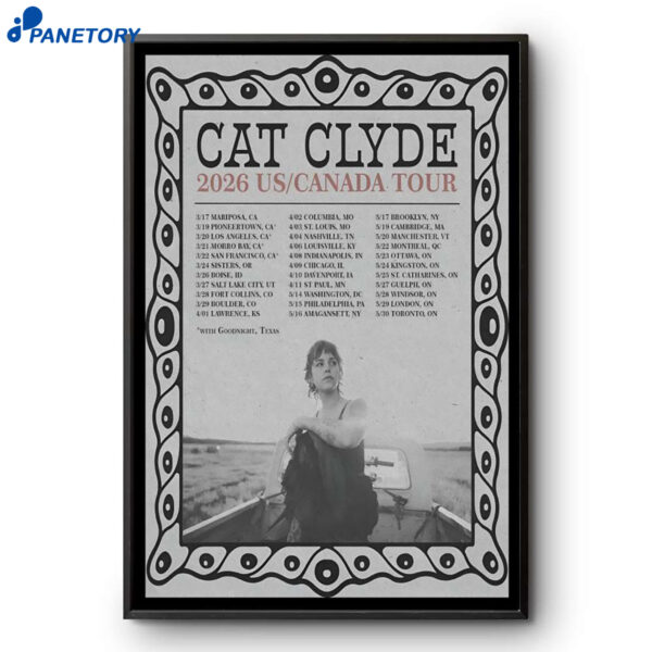 Cat Clyde Tour US-Canada 26 Poster