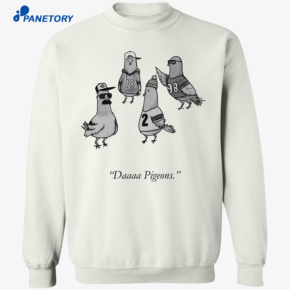 Chicago Bears Daaaa Pigeons Shirt 6 Chicago Bears Daaaa Pigeons Shirt 2