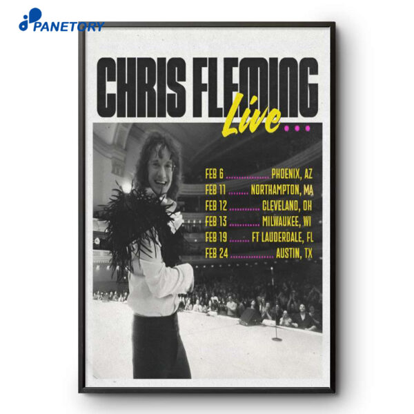 Chris Fleming February Tour 2026 Poster