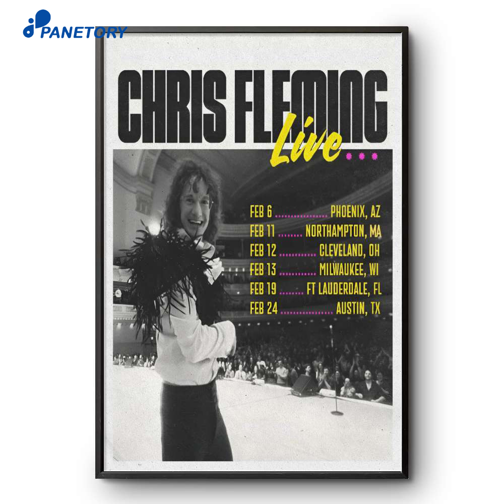 Chris Fleming February Tour 2026 Poster 2 Chris Fleming February Tour 2026 Poster