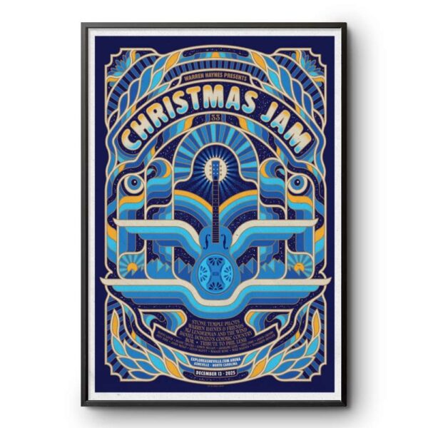 Christmas Jam Asheville 25 Gallen North Carolinadec 13 2025 Poster