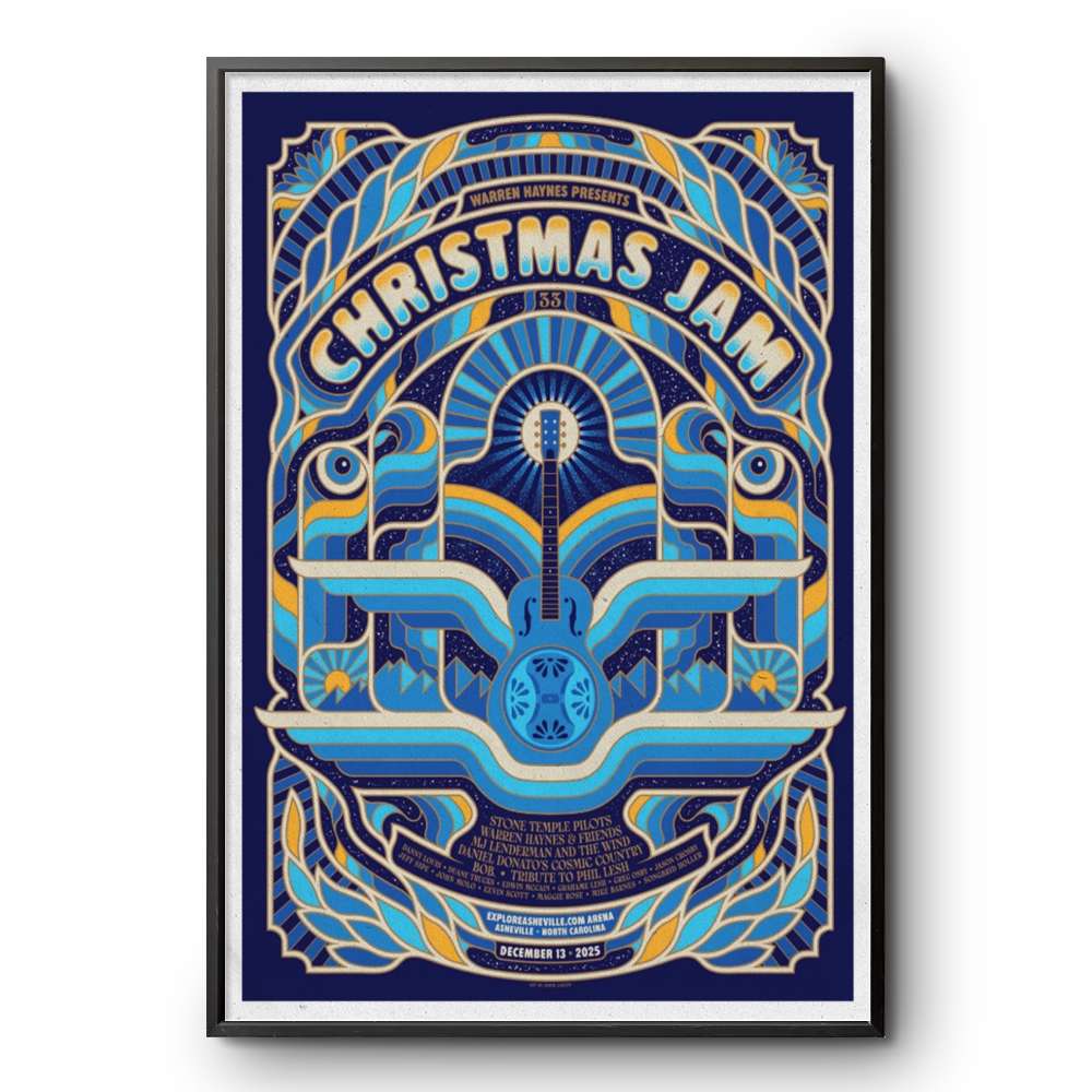 Christmas Jam Asheville 25 Gallen North Carolinadec 13 2025 Poster 2 Christmas Jam Asheville 25 Gallen North Carolinadec 13 2025 Poster