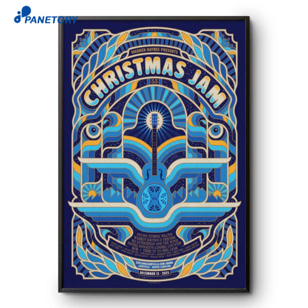 Christmas Jam Exploreasheville.com Arena Asheville NC Dec 13 2025 Poster