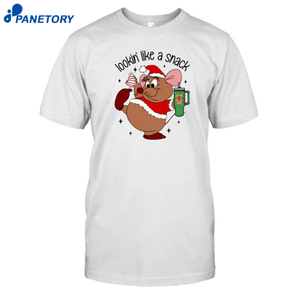 Deanna Looking Like A Snack Christmas Cartoon Mouse Shirt