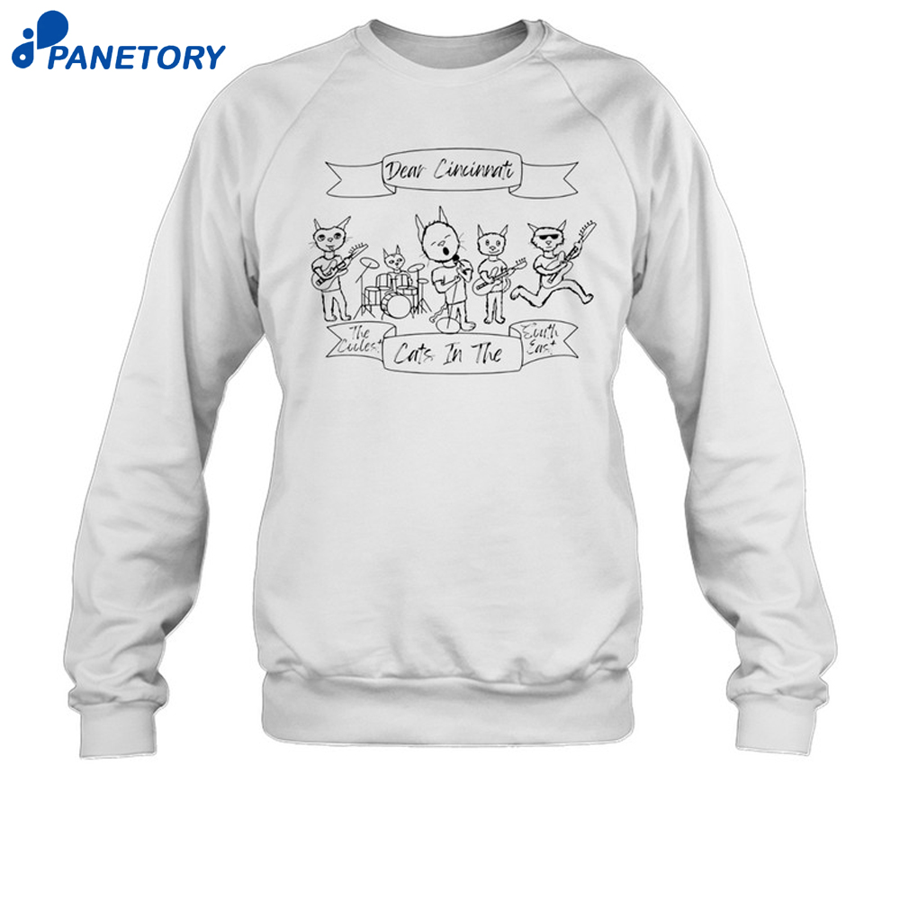 Dear Cincinnati Old School Hats Cats Shirt 6 Dear Cincinnati Old School Hats Cats Shirt 2