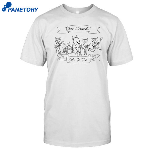 Dear Cincinnati Old School Hats Cats Shirt