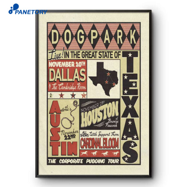 Dogpark House Of Blues Dallas Nov 20 2025 Poster