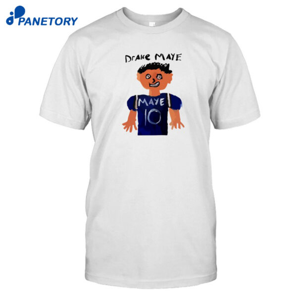 Drake Maye Number 10 New England Patriots Shirt