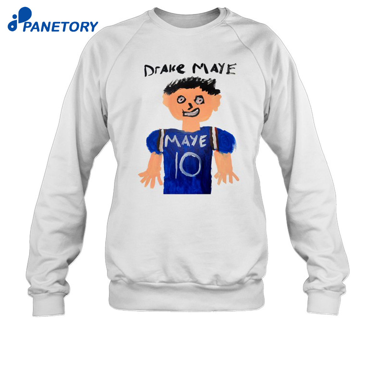 Drake Maye Painting White Shirt 6 Drake Maye Painting White Shirt 2