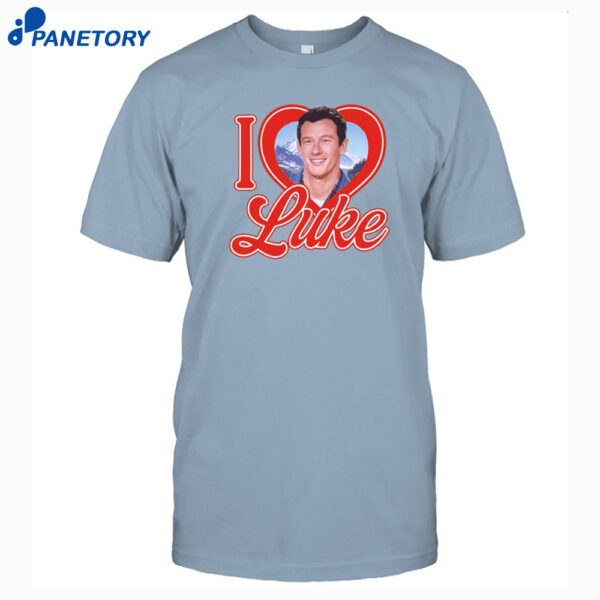 Dua Lipa Callum Turner I Love Luke Shirt
