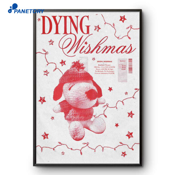 Dying Wish Portland OR Dec 12 2025 Poster